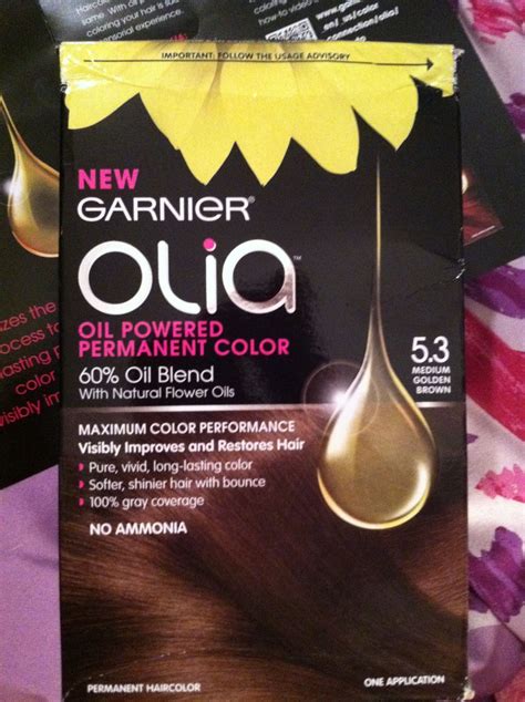 garnier golden brown hair colour|garnier olia medium golden brown.